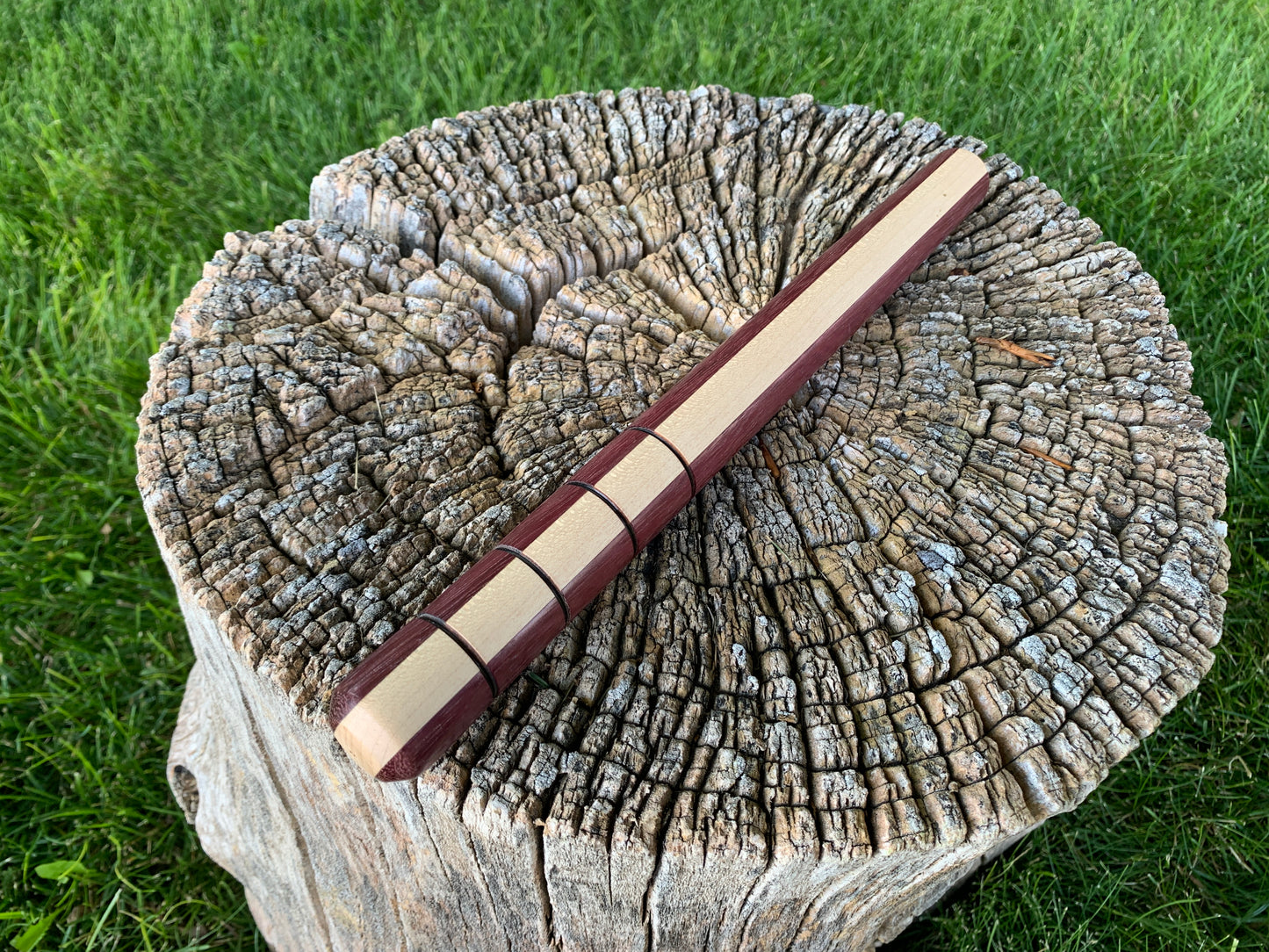 Purpleheart and Maple Tan-Bong
