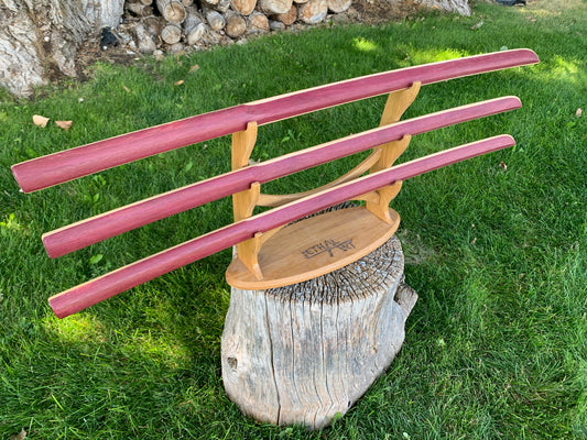 Bokken Batch #5 - Tri-laminated Purpleheart and Maple