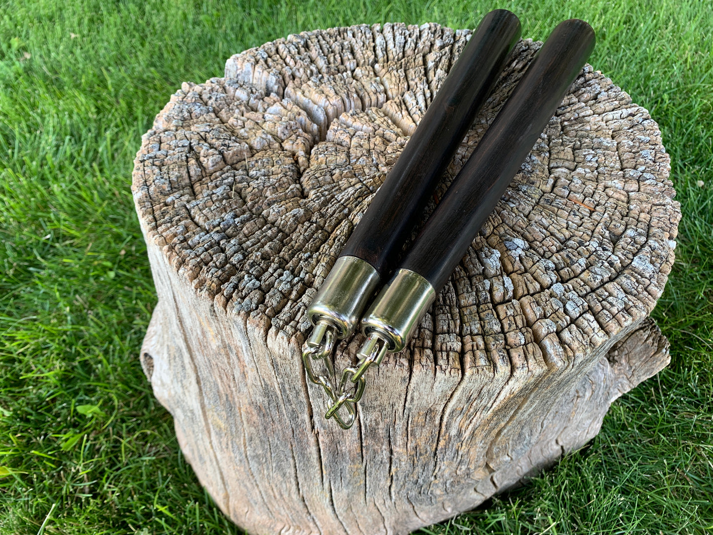African Blackwood Chain Nunchaku