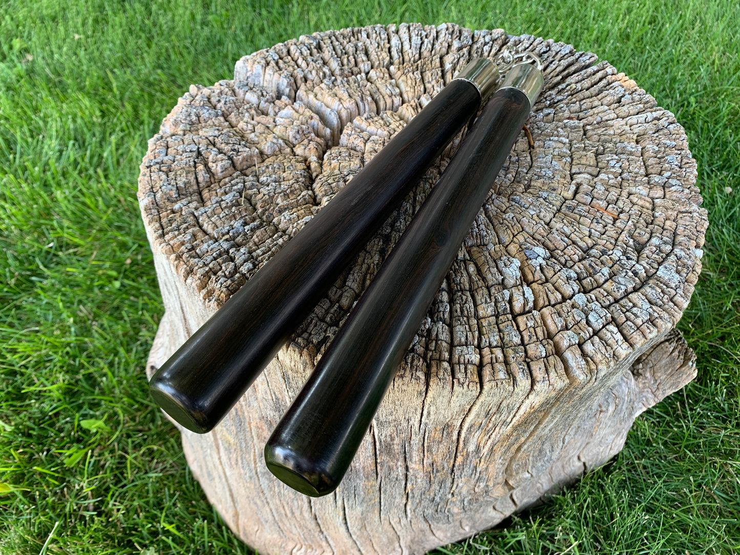 African Blackwood Chain Nunchaku
