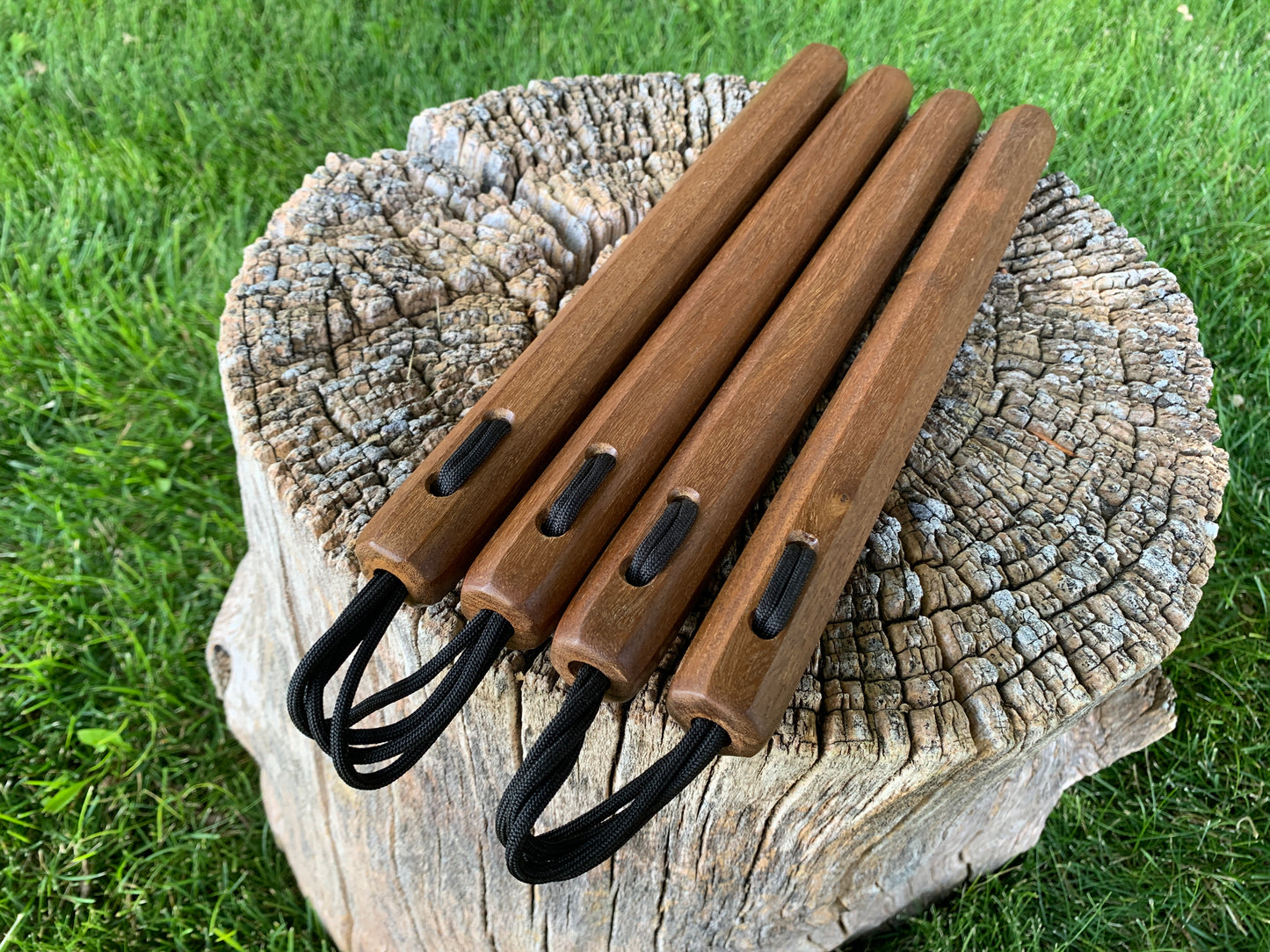 Ipe Octagon Nunchaku Set