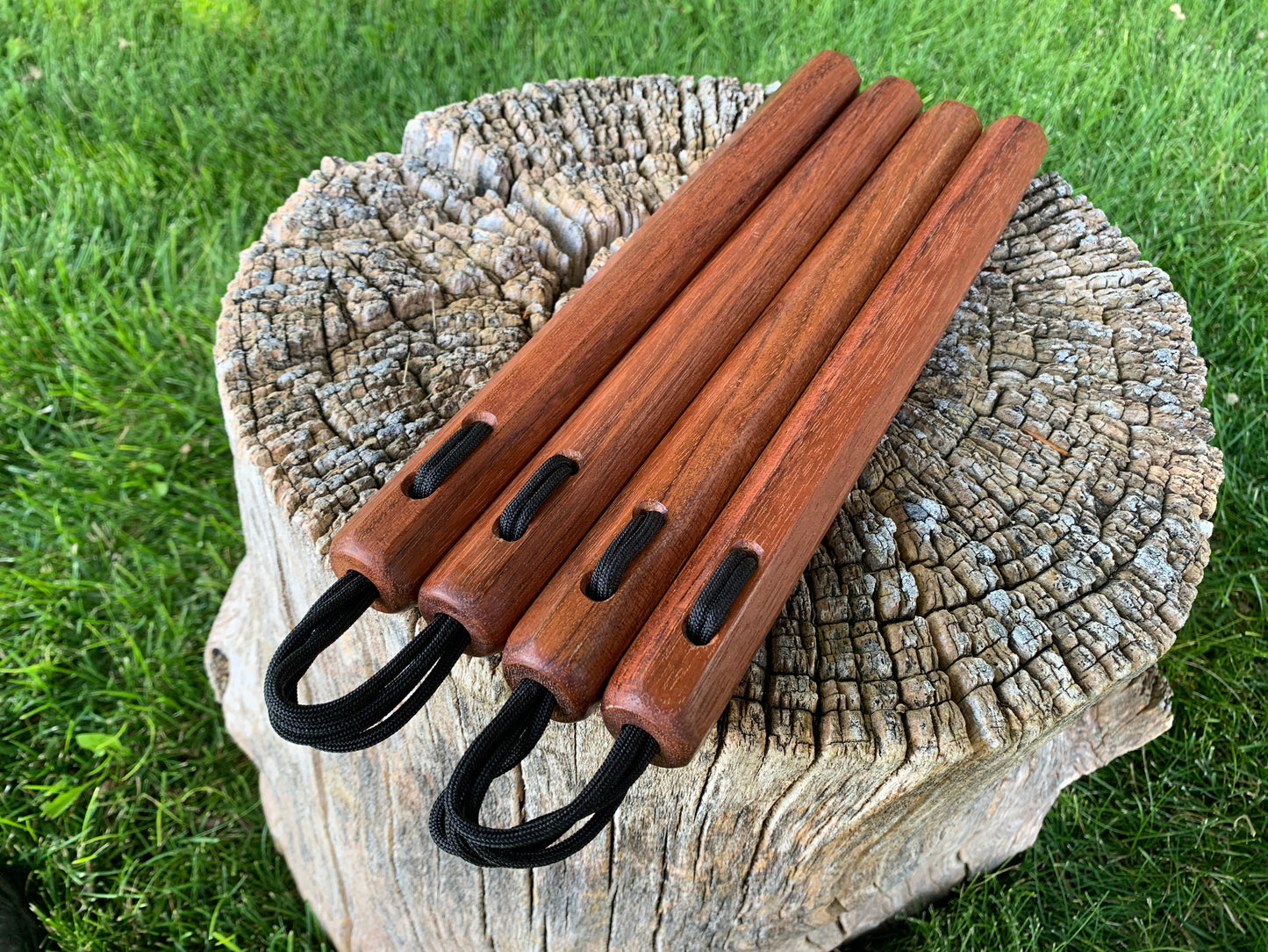 Jatoba Paracord Octagon Nunchaku Set