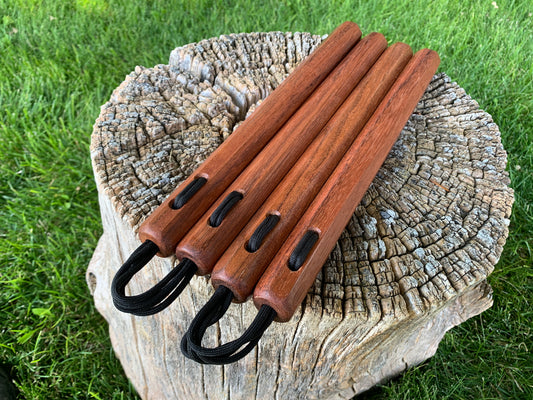 Jatoba Paracord Octagon Nunchaku Set