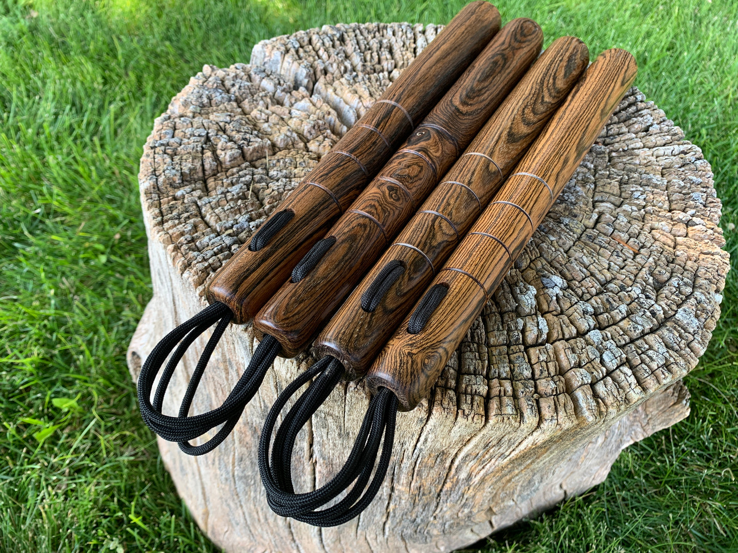Bocote Paracord Nunchaku Set