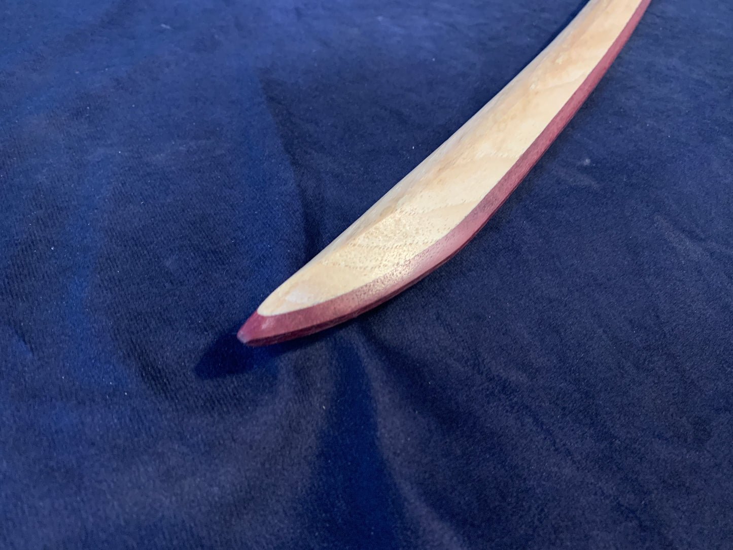 Laminated Bokken - Purple Heart, Walnut, & Hickory