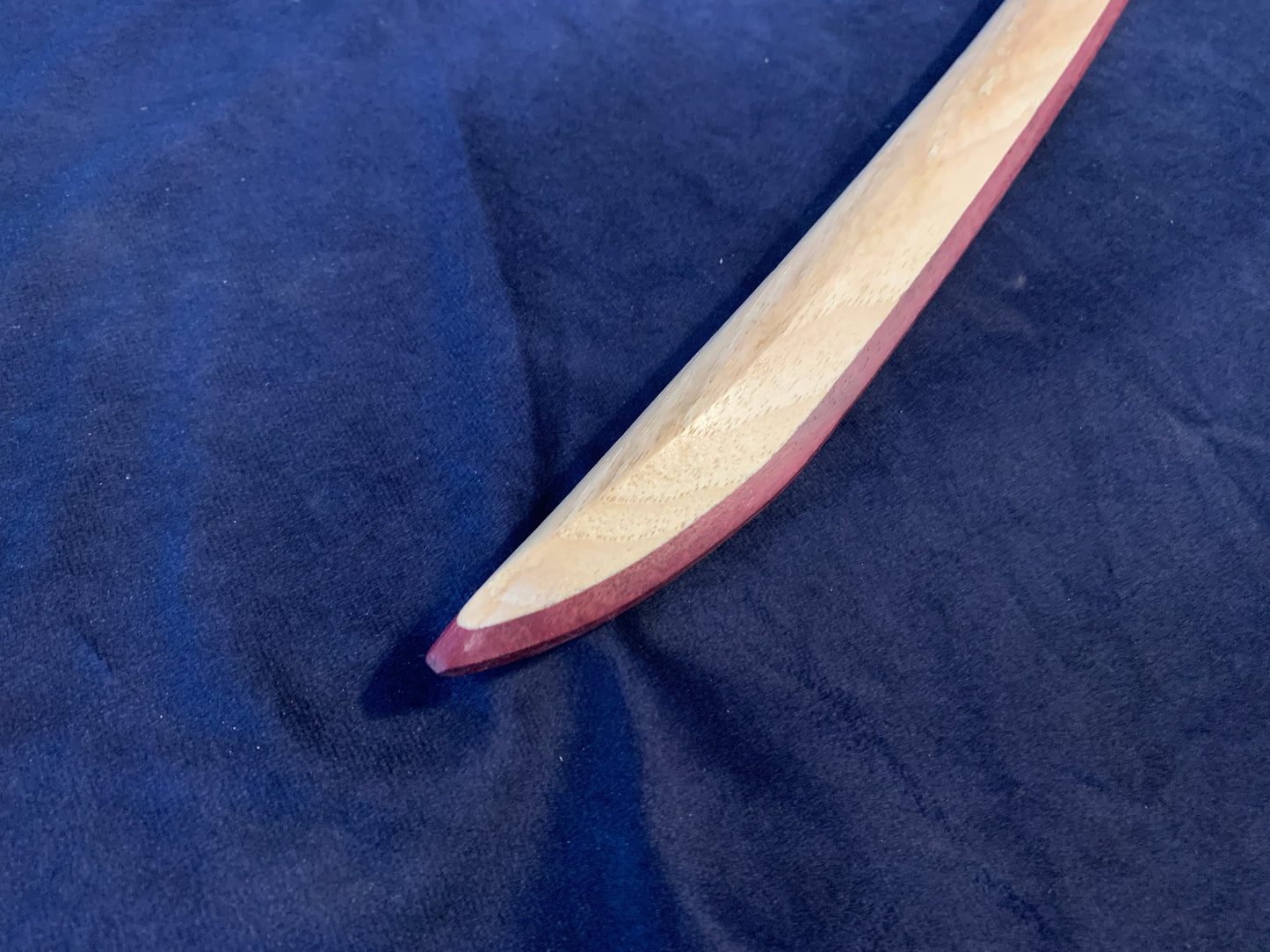 Laminated Bokken - Purple Heart, Walnut, & Hickory