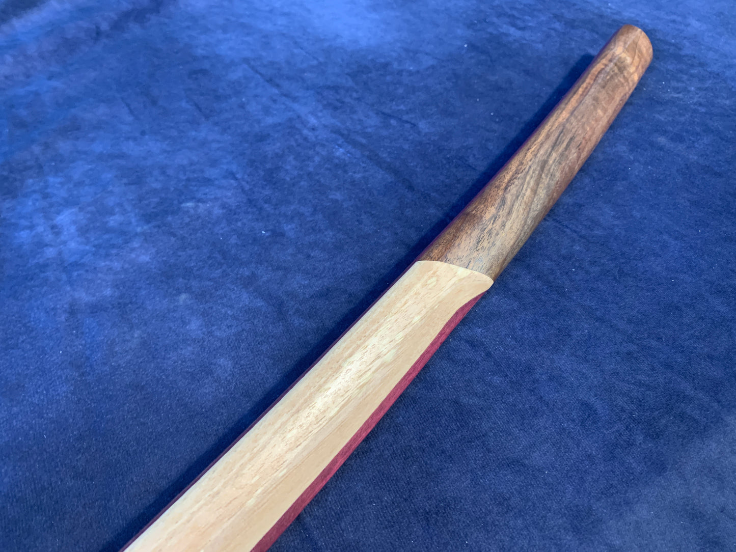 Laminated Bokken - Purple Heart, Walnut, & Hickory