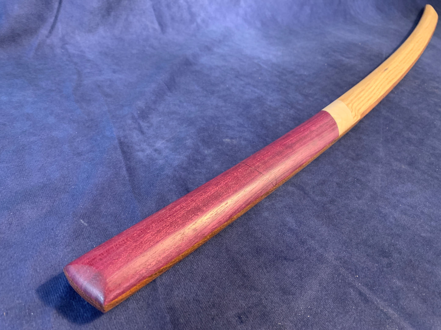 Laminated Bokken - Oak, Purpleheart, and Jatoba