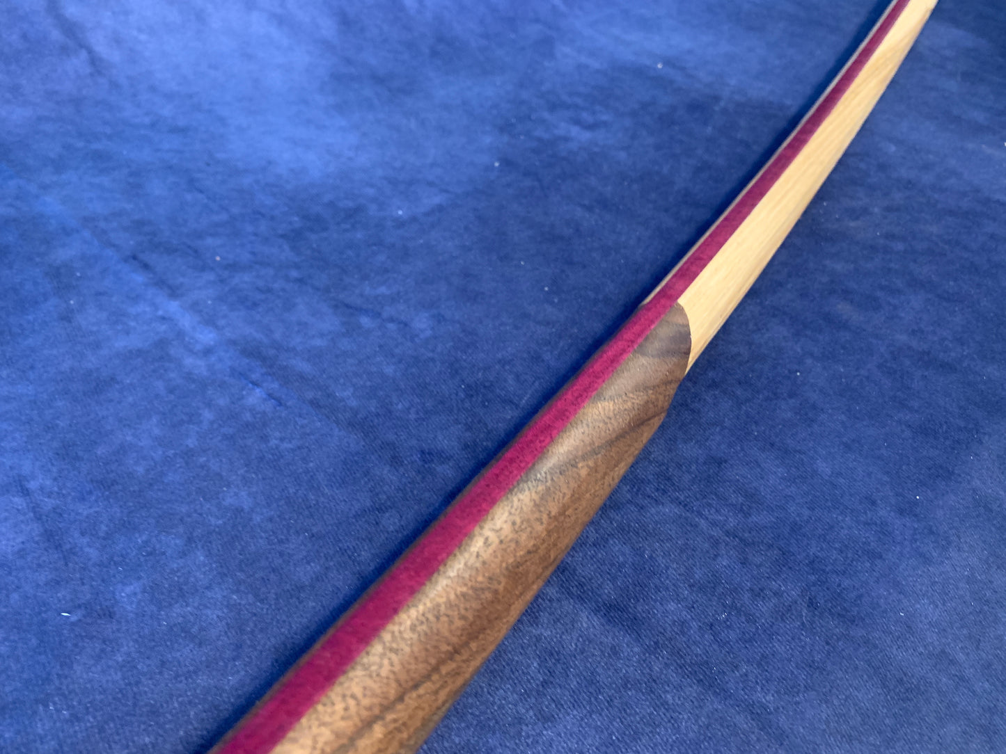 Laminated Wakizashi Bokken - Purple Heart, Walnut, & Hickory