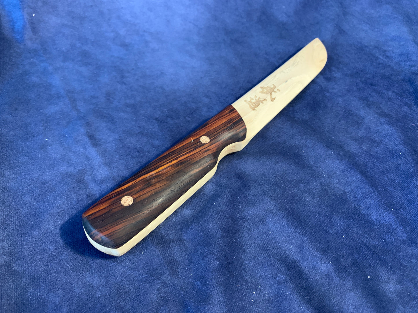 Cocobolo & Hickory Engraved Training Knife